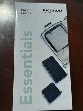 Ricardo Essentials Black Packing Cube Set for Organized Travel